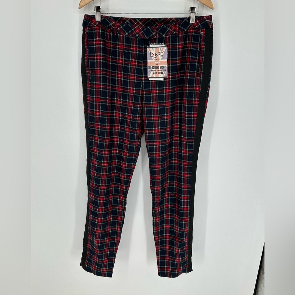 NWT Lyric Culture Rolling Stones 50th Anniversary Limited Edition Womens Pant 14